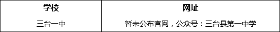 綿陽市三臺(tái)一中網(wǎng)址是什么？