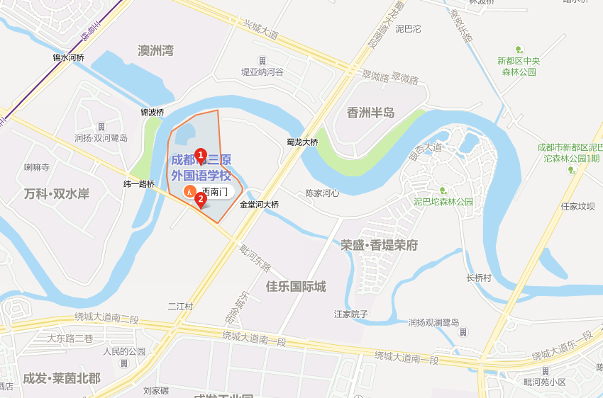 成都三原外國(guó)語(yǔ)學(xué)校地址在哪里？