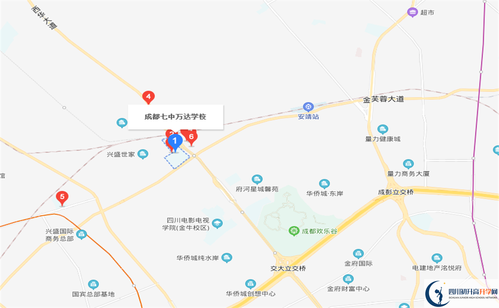 成都七中萬達校區(qū)地址在哪里？