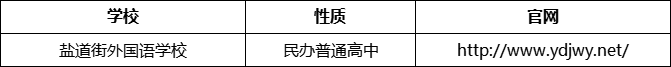 成都市鹽道街外國(guó)語(yǔ)學(xué)校官網(wǎng)、網(wǎng)址、官方網(wǎng)站